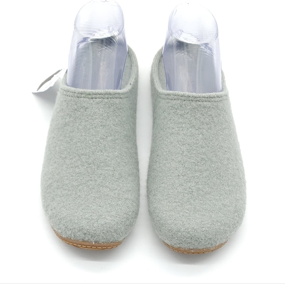 LIVING KITZBUHEL Kitzbuehler Light Grey Boiled Wool Slipper Women's Size 11-11.5 - Picture 4 of 8